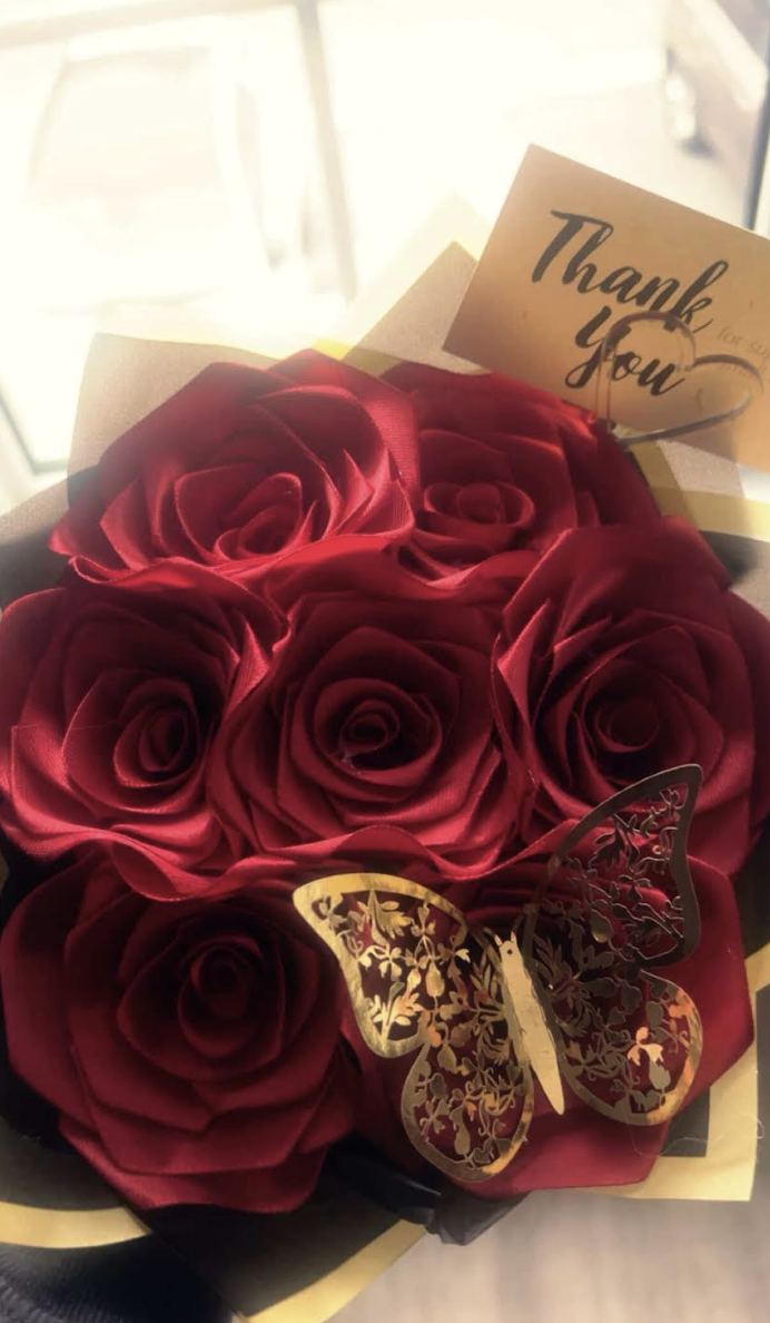 Ribbon bouquet 2 in row 2