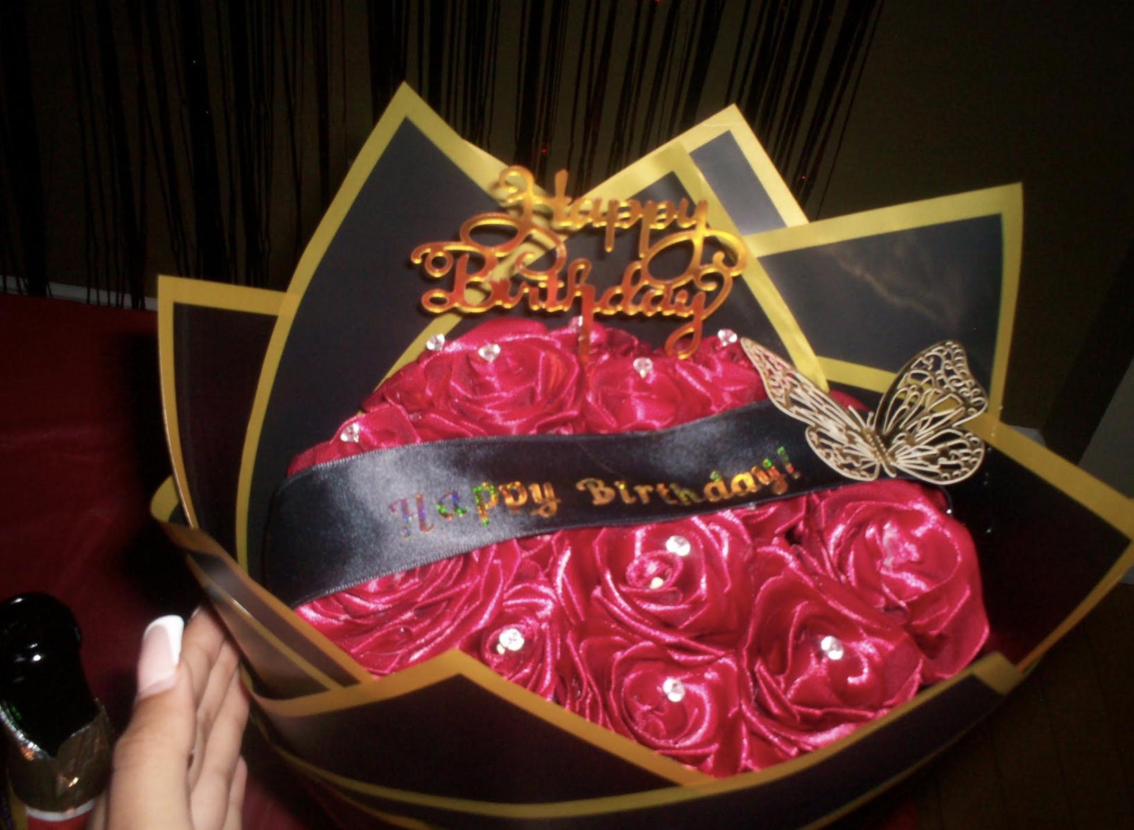 Ribbon bouquet 6 in row 2